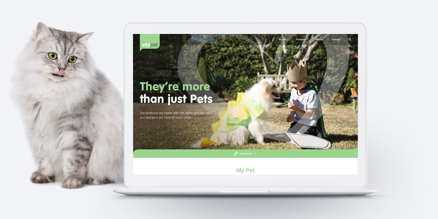 Vitapet website banner image
